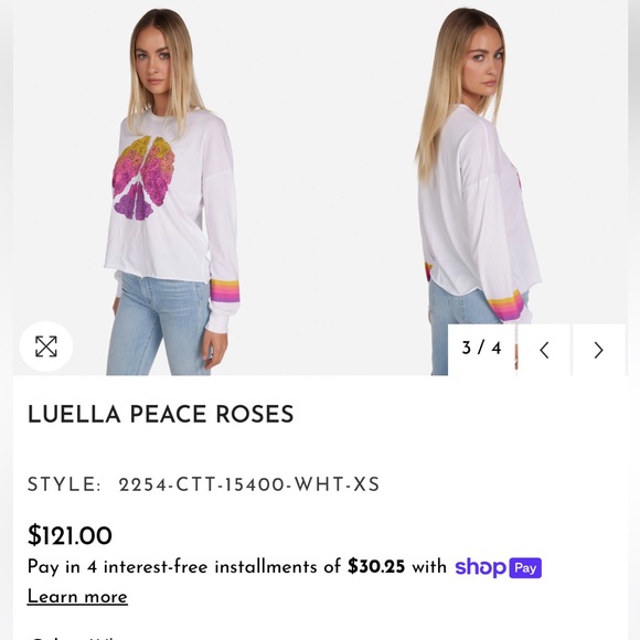 NEW LAUREN MOSHI LUELLA PEACE ROSES - Picture 3 of 11